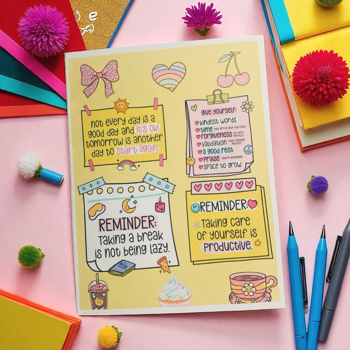 Mental Health Reminders, Strong Women Cards, Cards for sister, mother, best friend, Aunt, Teacher, Women Empowerment, Women Power, Affirmation