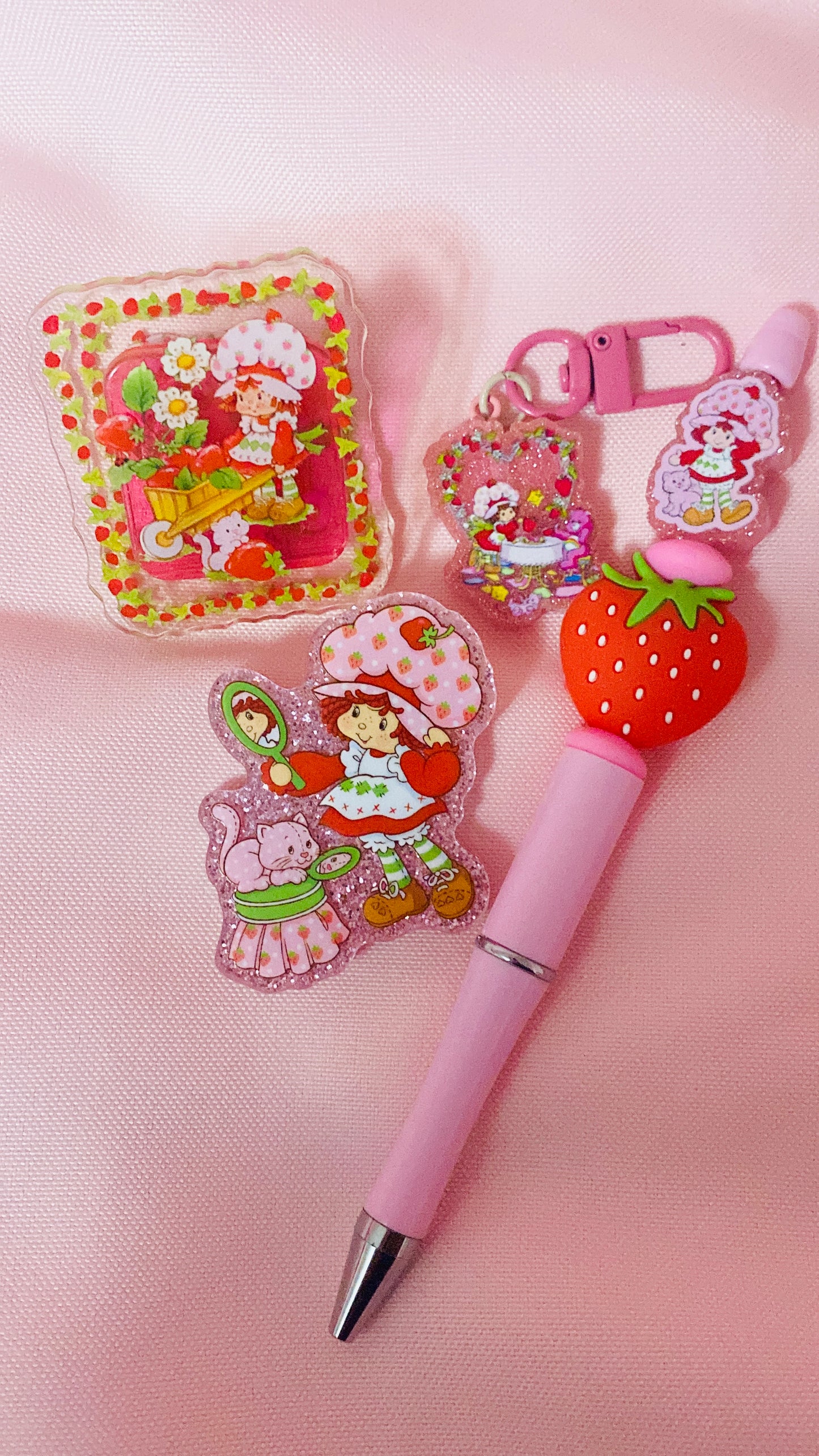 Strawberry Shortcake Junk Journal Kit, Ephemera Kits, Saturday Morning Cartoons, ephemera stickers, ephemera bundle, junk journal ephemera, junk journal supplies, junk journal pages-id -702
