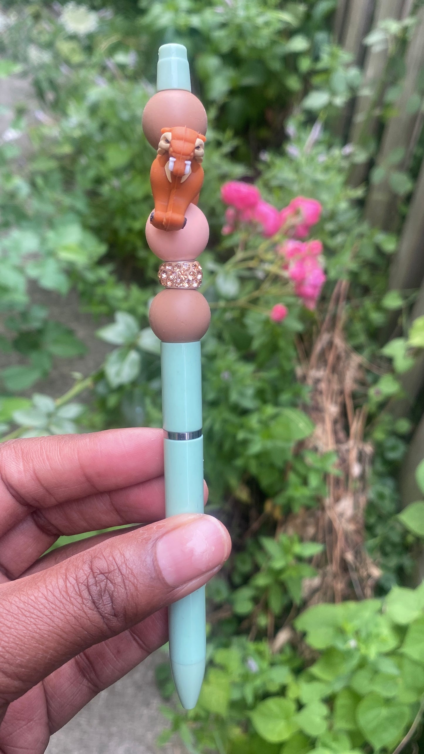 Diego Beaded Pen Blue, Madagascar
