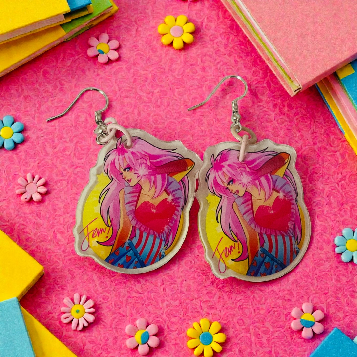 Jem Acrylic Earrings