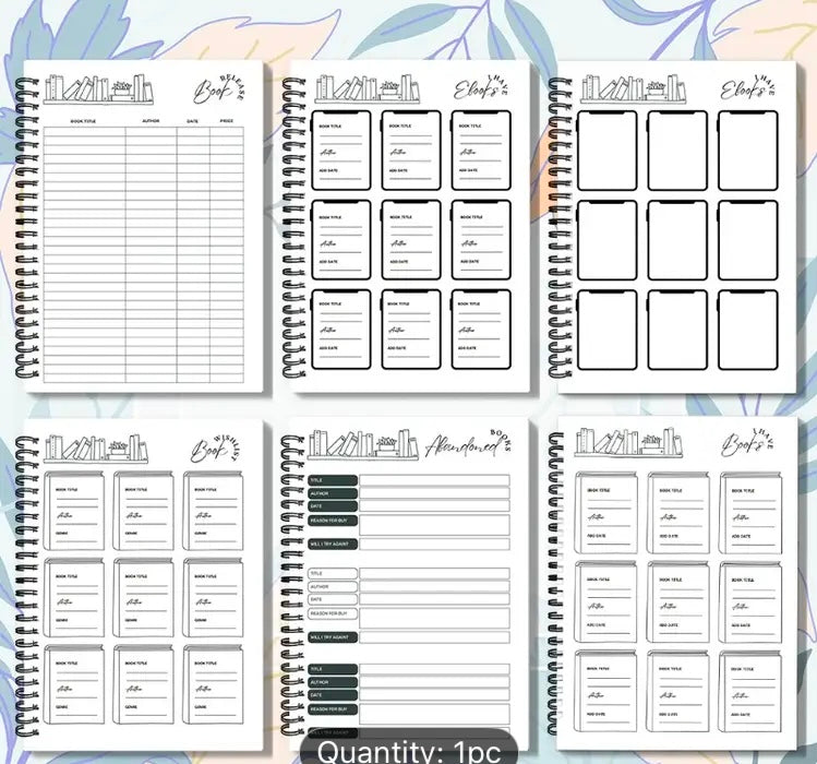 Book Review Journal, Book Tracker, book review journal, Book Lover Gifts