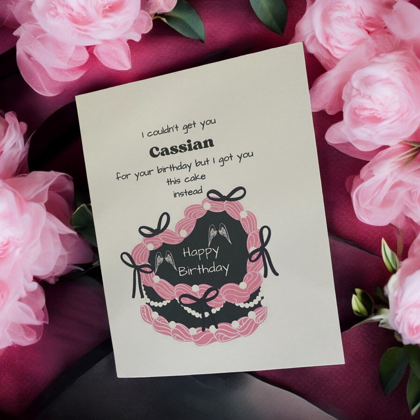 ACOTAR Birthday Card,Cassian Birthday Card, Bookworm greeting,Bestie Birthday, Bookish Birthday Card, Bat Boys Velaris, Night Court