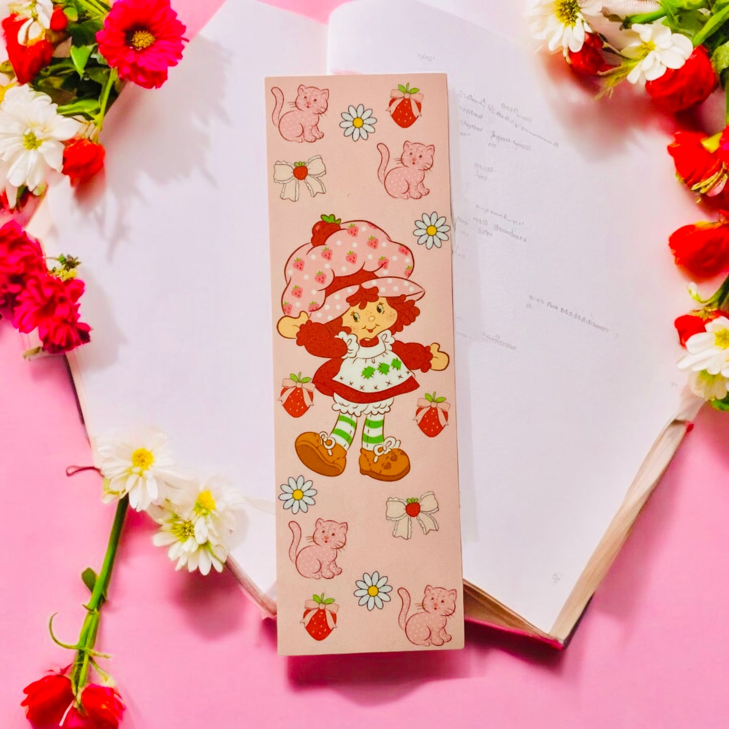 Laminated 80s 90s Childhood Cartoon, Strong Female, warrior, Animated characters, strawberry character