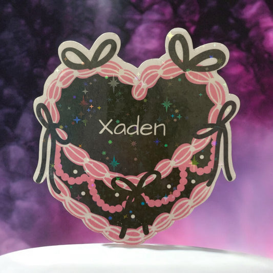 Iron Flame, Xaden Riorson sticker, Bookworm greeting,Bestie Birthday, Bookish Birthday gift, Basigath College, Dragons, Violet