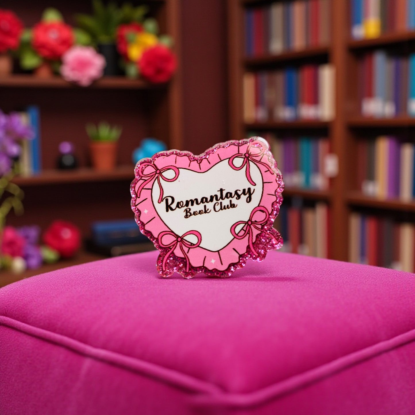 Romantasy Fridge Magnet, Magnet Wall Board, Vintage Cake, Book Lovers, Romance Book, Bookish Merch, Fantasy Lovers, Romance Lovers, vintage cake