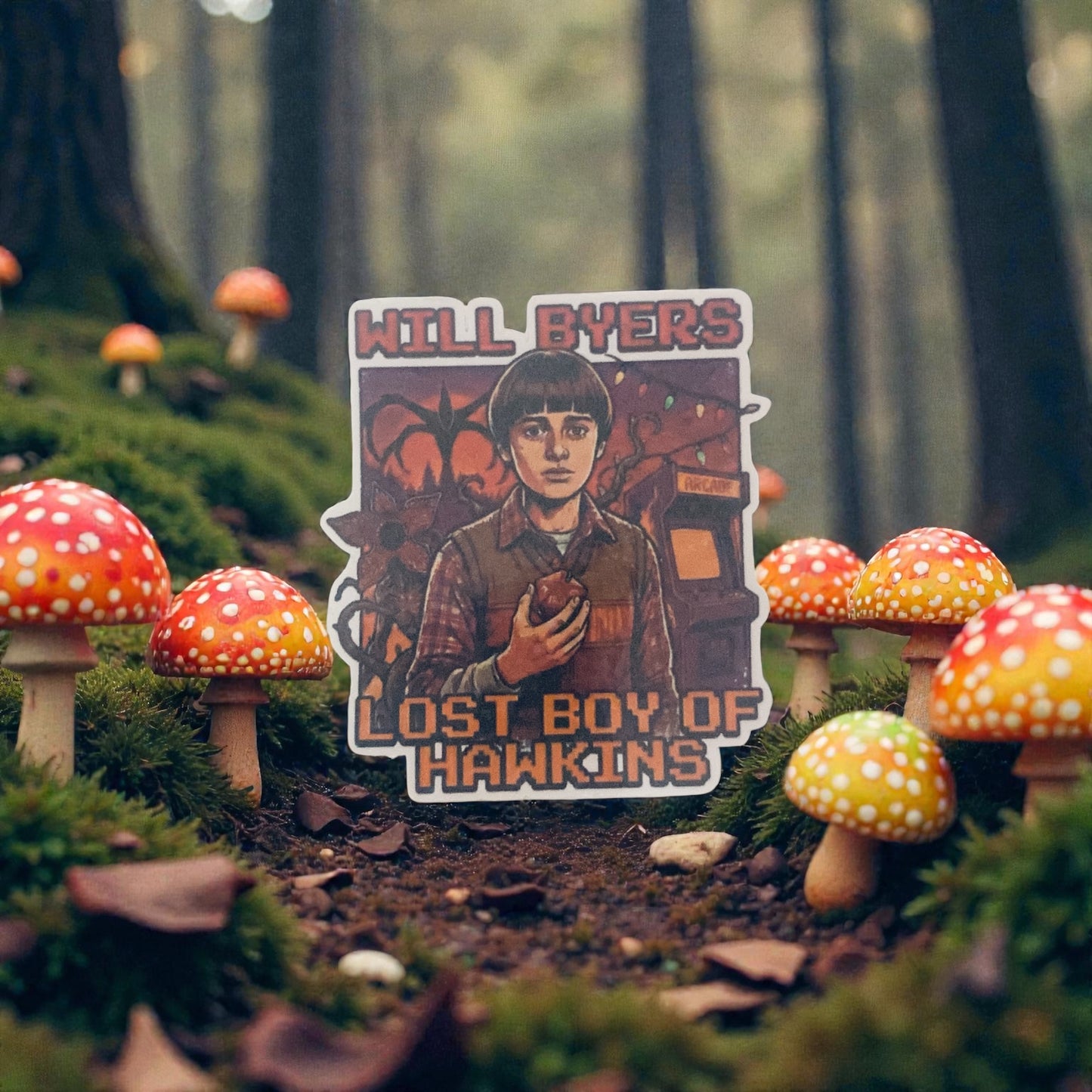 Will Byers, Lost Boy of Hawkins, Stranger Things Sticker, TV series, Nostalgia