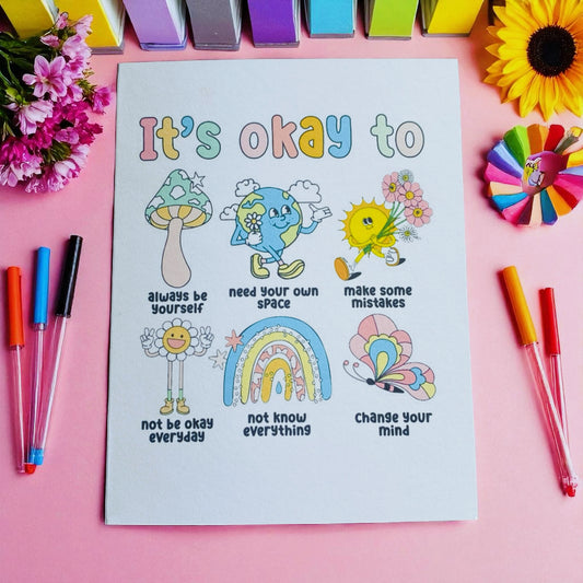 It’s ok to be yourself, Strong Women Cards, Cards for sister, mother, best friend, Aunt, Teacher, Women Empowerment, Women Power, mental health, affirmation