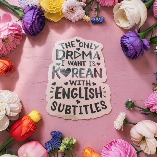 K Drama Sticker, Korean Drama, Slow burn romance, Main Male lead, female lead, Enemies to lovers
