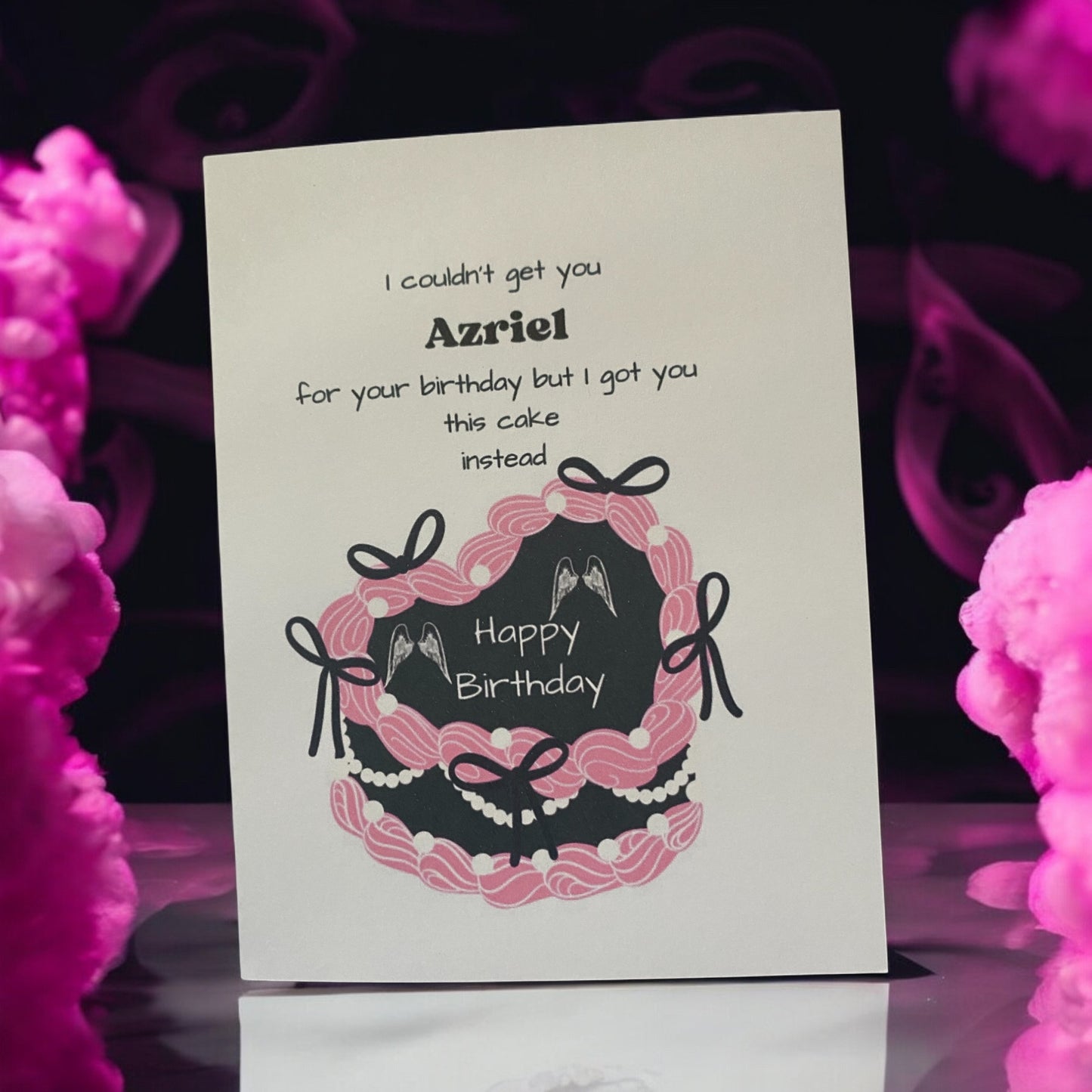 ACOTAR Birthday Card,Azriel Birthday Card, Bookworm greeting,Bestie Birthday, Bookish Birthday Card, Bat Boys Velaris, Night Court