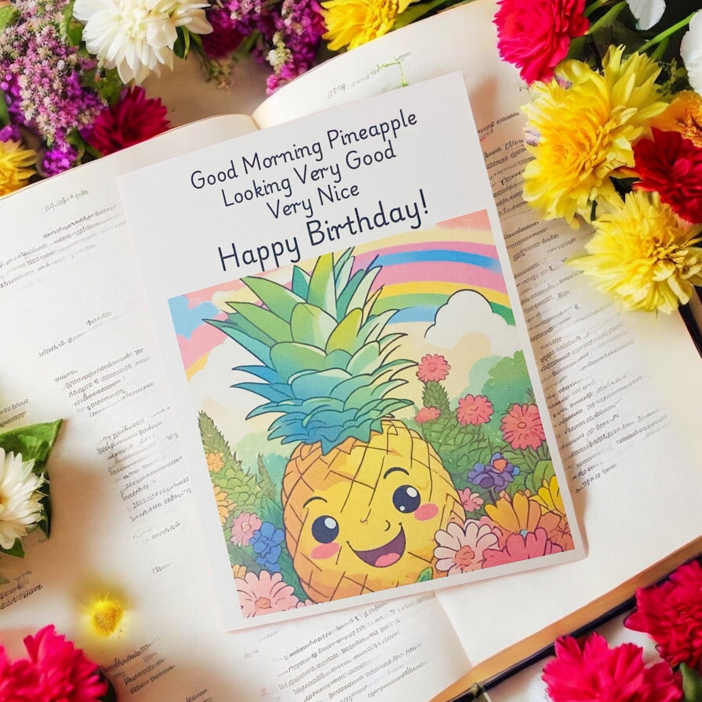 Indian Birthday Cards Indian Anniversary Card Punjabi Birthday Desi Birthday Card Personalised Indian Valentines Card Good Morning Pineapple Happy Birthday