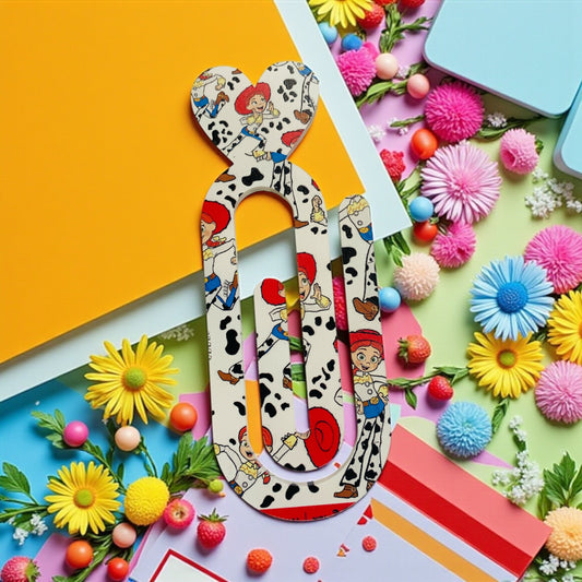 Cartoon & Bookish Paper Clip Holders,Adorable Desk Essentials, Retro & Bookish Paper Clip Holder, Cute 90s Cartoon Vibes