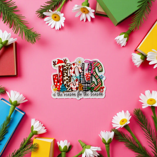 Jesus is the reason for the season Fridge Magnet, Magnet Wall Board, Christmas gift idea