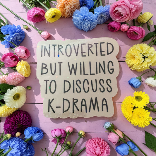 K Drama Sticker, Korean Drama, Slow burn romance, Main Male lead, female lead, Enemies to lovers (Copy)