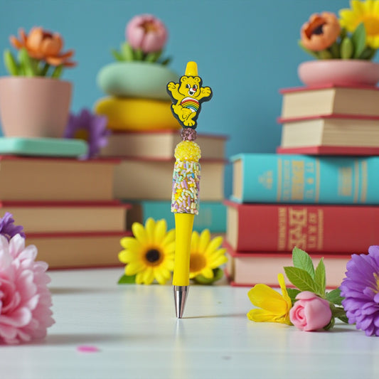 Rainbow Bear Sprinkle Pen, Care, Yellow Care Bear