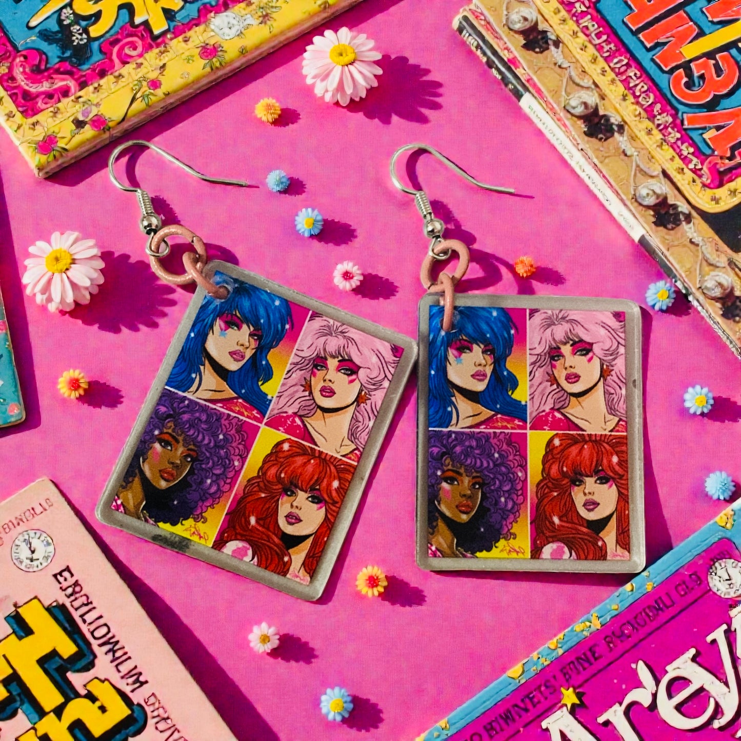 Jem & The Hologram Acrylic Earrings