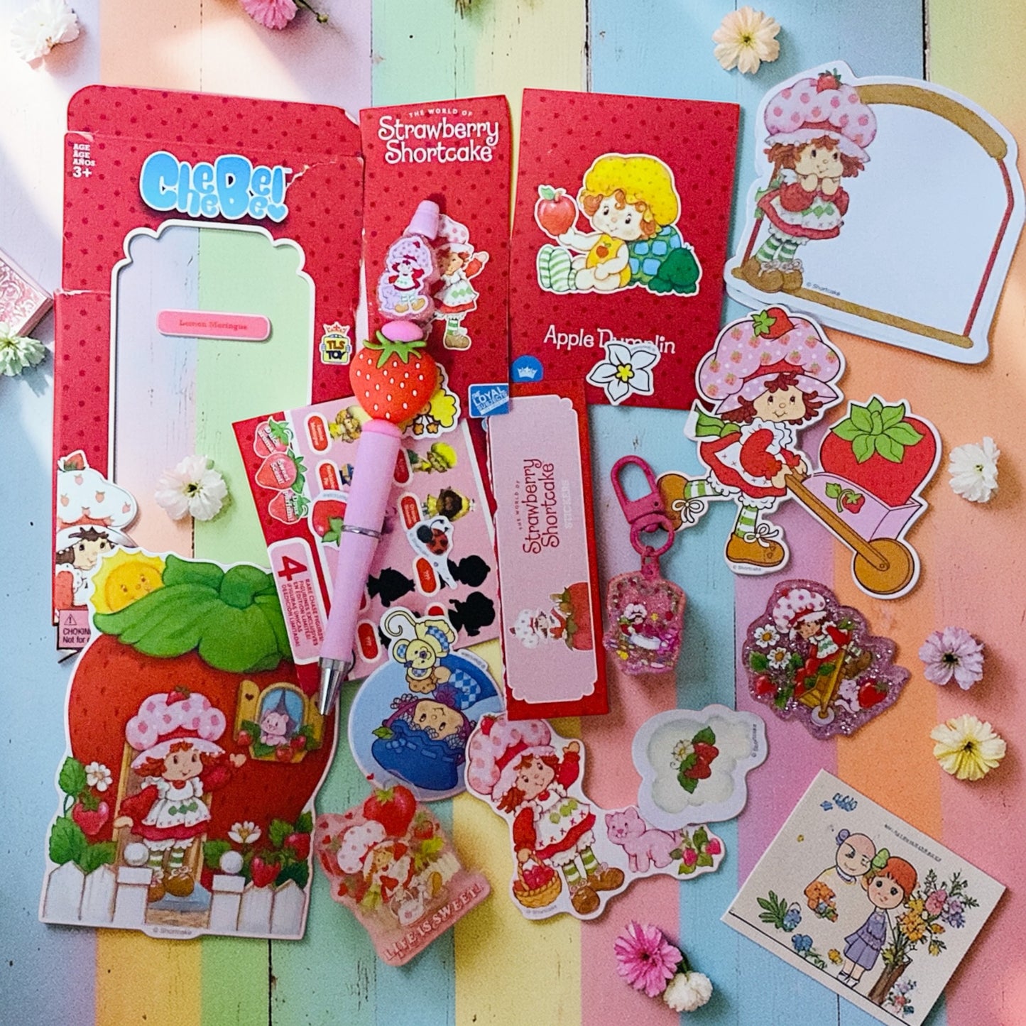 Strawberry Shortcake Junk Journal Kit, Ephemera Kits, Saturday Morning Cartoons, ephemera stickers, ephemera bundle, junk journal ephemera, junk journal supplies, junk journal pages-id -702